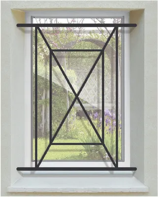 Image de Grille de Defense Adour pour Fenetre H= 95 cm x L= 80 cm (côte tableau)