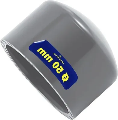 Image de Cache étanche pour tuyau PVC - Ø 50 mm - Blanc
