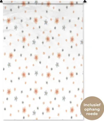 Produktbild von MuchoWow® Wandteppich Wandbehang Sakura - Vintage - Muster 120x180 cm Tapisserie Dekoration Wandtuch - Schlafzimmer - Dekorationen für das Haus