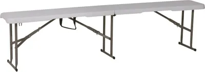 Produktbild von Klappbare touristenbank karering bank 183X28X43CM weiß