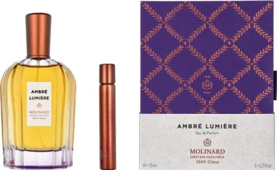 Obrázek produktu pro Edp sprej 90ml/Edp sprej 7,5ml Molinard La Collection Privee Ambre Lumiere Dárková sada