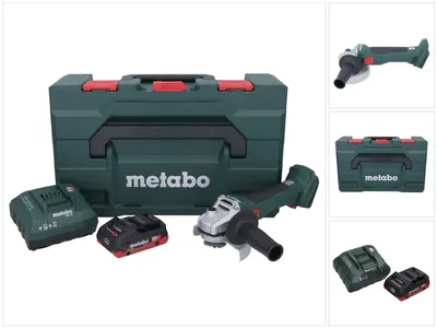 Immagine prodotto di Metabo W 18 L BL 9-125 Smerigliatrice angolare a batteria 18 V 125 mm senza spazzole + 1x batteria 4,0 Ah + caricatore + metaBOX