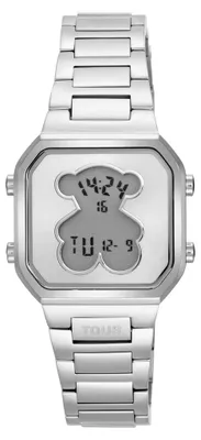 Produktbild von Tous Damen Armbanduhr Modell 3000148400 aus Edelstahl, silberfarben, wasserdicht