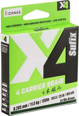 Produktbild von Sufix X4 Geflochtene Schnur 150 M 0.205 mm 0.205 mm