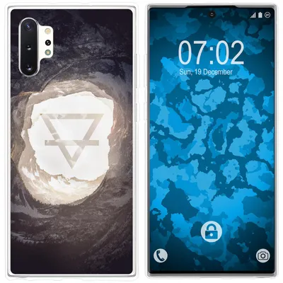 Produktbild von PhoneNatic Case kompatibel mit Samsung Galaxy Note 10+ Silikon-Hülle Element Erde M1-4