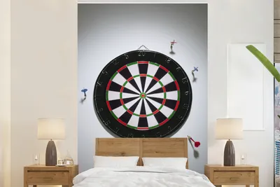 Produktbild von Dartbahn-Wandtapete, 155 cm x 240 cm, für Dartbögen
