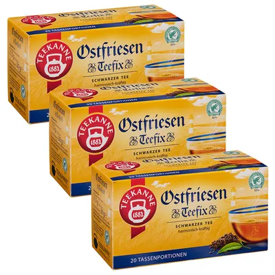 Zdjęcie produktu dla Teekanne Ostfriesen Teefix herbata czarna harmonijna 30g opakowanie 6 szt
