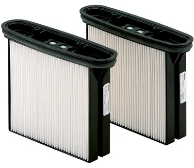 Produktbild von Metabo 2 HEPA-Filterkassetten, Polyester, Staubklasse H (HEPA 14)