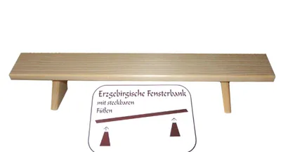 Produktbild von Fensterbank Unterstellbank für Lichterbogen / Schwibbogen 450 x 72 mm
