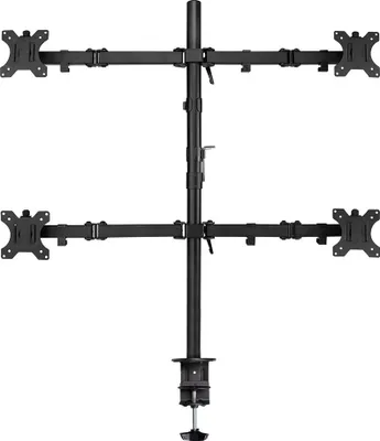 Image de Ewent EW1514, Pince/vis, 8 kg, 81.3 cm (32"), 100 x 100 mm, Réglage en hauteur, Noir