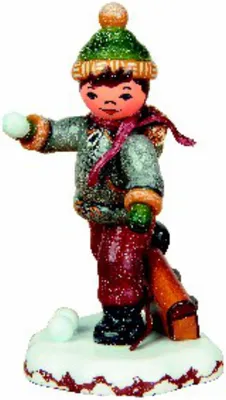 Produktbild von Winterkinder Schuljunge (7cm) von Hubrig Volkskunst