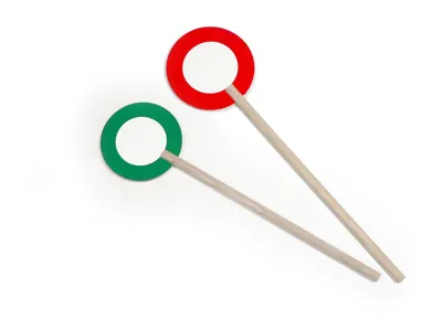 Produktbild von Hess-Holzspielzeug Schaffnerkelle aus Holz