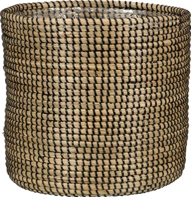 Produktbild von Scheurich Natural, Korb-Pflanzer, Freistehend, Seegras, Schwarz, Natürlich/Natur, Rund, Drinnen