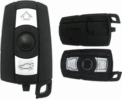 Produktbild von Auto Schlüssel Smartkey Funk Fernbedienung Sender 3 Tasten Gehäuse kompatibel mit BMW