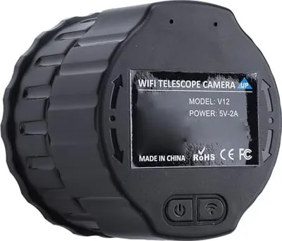 Produktbild von Kabellose digitales WiFi -Okular, HD 4 Megapixelkamera Optisch 25 mm 50 Teleskope Mikroskope, elektronisches Okular 1,18 1,97 Zoll (schwarz)