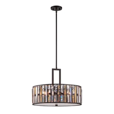 Produktbild von Elstead Gemma Hängeleuchte E27 3-fach Vintage-Bronze