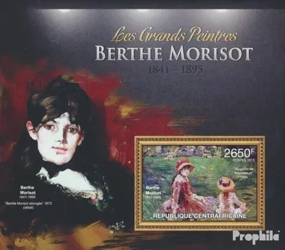 Produktbild von Briefmarken Zentralafrikanische Republik 2013 Mi Block 995 (kompl. Ausgabe) postfrisch Berthe Morisot