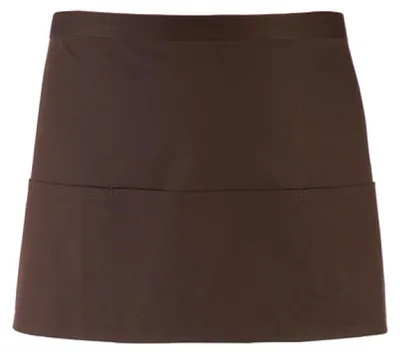 Produktbild von Premier Workwear PR155 | Taschenschürze ŽColoursŽ - 60 x 33 cm - Hauswäsche: bis 60 ° - Farbe: Brown (ca. Pantone 476) - Größe: 60 x 33 cm