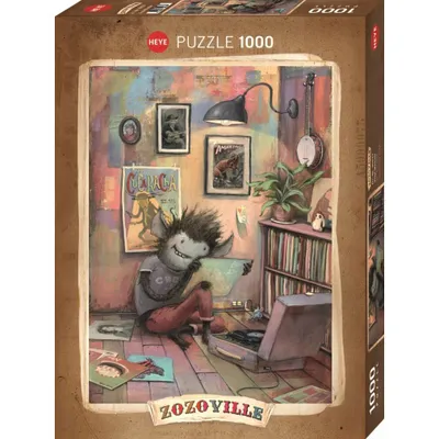 Image de Puzzle HEYE Zozoville : carreau de vinyle 1000 pièces