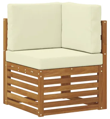 Produktbild von vidaXL Outdoor Ecksofa Massivholz Akazie Natur