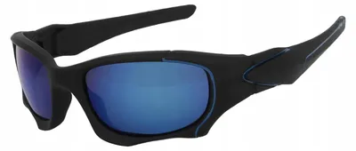Produktbild von Haker H521B Sportliche Sonnenbrille mattschwarz verspiegelt
