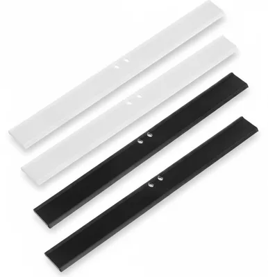 Productafbeelding van In- en outdoorwisserstrip - 25 cm - Zwart/Wit, AI-gegenereerde afbeelding