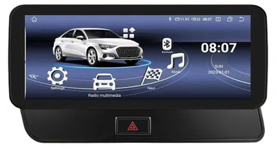 Image de Autoradio Android 13 de 10,25 pouces - Lecteur multimédia - Système de navigation 2DIN - Compatible Carplay et Android Auto