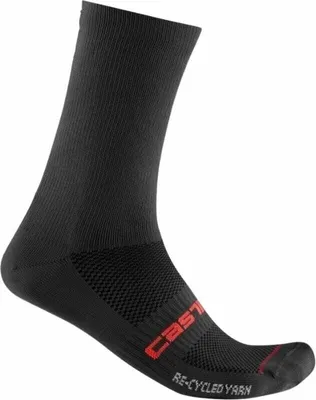 Produktbild von Castelli Re-Cycle Thermal 18 Sock Black S/M Fahrradsocken