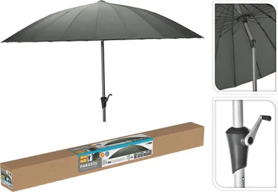 Image de Parasol Vert Basics Protection Solaire Robuste ø280 Cm - Basics