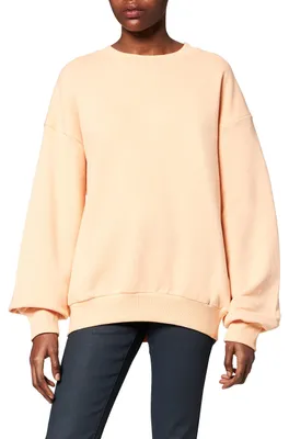 Image de Pull oversize à épaules tombantes pour femmes, marque NA-KD, taille 34, couleur pêche