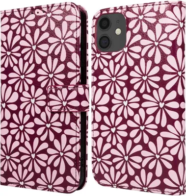 Zdjęcie produktu dla imoshion Design Bookcase dla Apple iPhone 11 - Bloom Love Blush