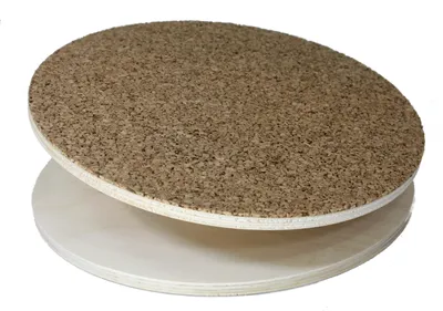 Produktbild von Elmato 12095 Drehteller, Holzlaufscheibe für Nager mit Kork, 25cm