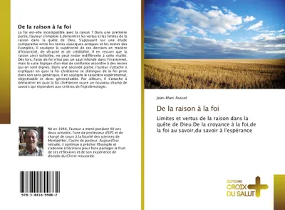 Produktbild von De la raison à la foi