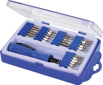 Produktbild von Silverline - Präzisions-Schraubendrehereinsätze, 31-tlg. Satz