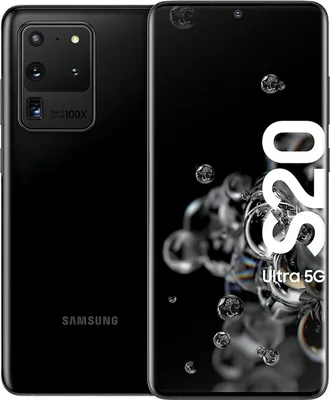 Zdjęcie produktu dla Samsung Galaxy S20 Ultra 5G SM-G988B, 17,5 cm (6.9"), 16 GB, 512 GB, 108 MP, Android 10, Czarny