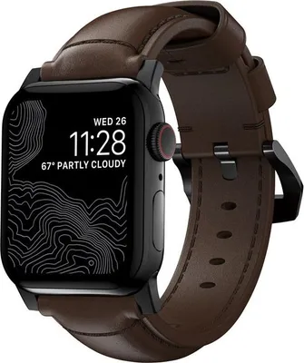 Zdjęcie produktu dla Nomad NM1A4RBT00, Band, Smartwatch, Brązowy, Apple, Apple Watch Sport, Apple Watch, Apple Watch Edition, Skóra