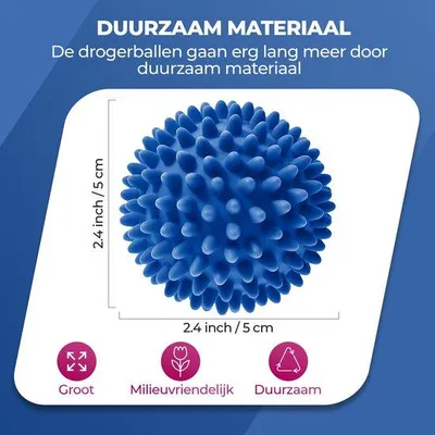 Produktbild von Trocknerbälle, Wäschebälle,Wäschetrocknerball6 Stück, schnelleres Trocknen ,knitterfrei,Made of silicone,Zeit und Geld sparen,Energiebesparing