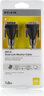 Produktbild von BELKIN DVI Kabel, Dual Link, 1,8m