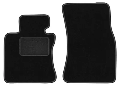 Immagine prodotto di Tappetini anteriori in moquette per BMW 6 E64 2003-2010 (cabrio) – 2 pezzi, neri, su misura – Wielganizator LUX