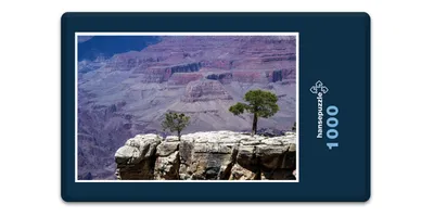 Produktbild von hansepuzzle 18962 - Grand Canyon Puzzle, 1000 Teile, Natur, 60,0 x 46,0cm mit hochwertiger Aufbewahrung, Kartonbox und wiederverschließbarem Beutel