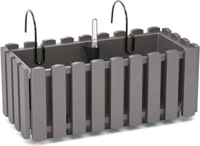Image de Truhlík s kov. držákem BOARDEE FENCYCASE W  38 cm - barva: šedý kámen