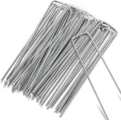 Obrázek produktu pro TolleTour kotevní kolíky do země z pozinkované oceli 15 cm x 2,5 cm Ø 2,8 mm zahradní kotevní kolíky do země kotevní kolíky do plotu zahradní stanové kolíky (sada 50 ks)