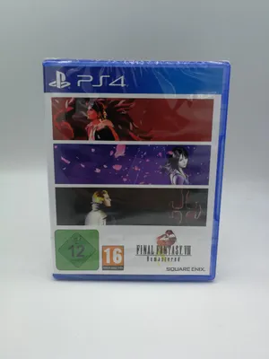 A sealed PlayStation 4 game case for Final Fantasy VIII Remastered.