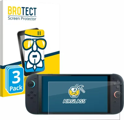 Produktbild von 3x BROTECT Schutzglas für Nintendo Switch 2 Schutzfolie Panzer Folie Glas Display Schutz klar
