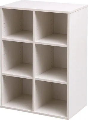 Immagine prodotto di Mobile in legno per libri, scaffale per oggetti decorativi da salotto, L 59 x P 35 x A 83,6 cm, libreria per camera da letto e ufficio domestico