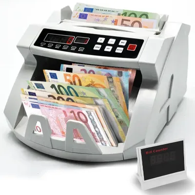 Produktbild von Professioneller Banknotenzählgerät - Banknotenzählmaschine - Geldzählmaschine - Geldzählgerät - Banknotenzählvorrichtung