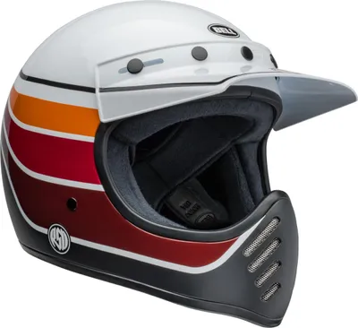 Obrázek produktu pro BELL Moto-3 Helm - RSD Saddleback Satin/Gloss White/Black