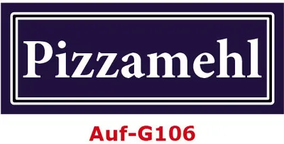 Produktbild von 2 Stück Gewürzaufkleber Pizzamehl 40x16mm Gewürzetiketten Sticker Lebensmittel (Auf-G106)