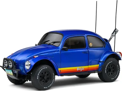 Produktbild von VW Beetle Baja m. blau - Modellauto 1:18 Solido