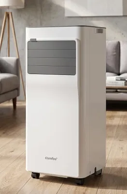 Produktbild von Comfee Easy Cool 9000 Mobiles Klimagerät 3-in-1 9000 BTU/2,6kW App & Sprachsteuerung bis 33qm